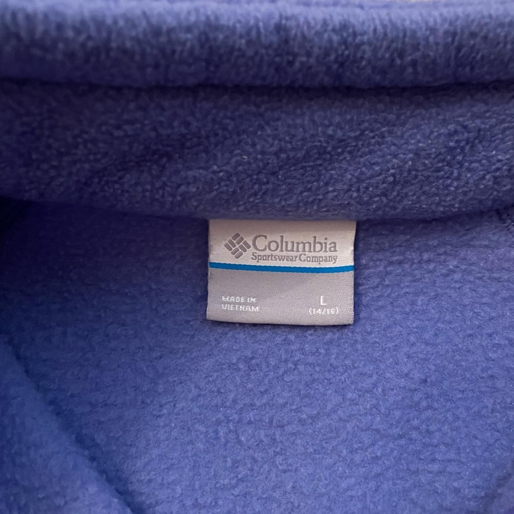 Columbia Purple Fleece Jacket - Picture 4 of 5